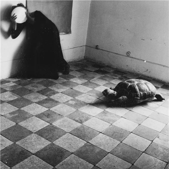 Yet another leaden sky by Francesca Woodman, 1977/1978
