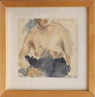 Study of a female nude, Christmas 2002 - Ioanna Misiou