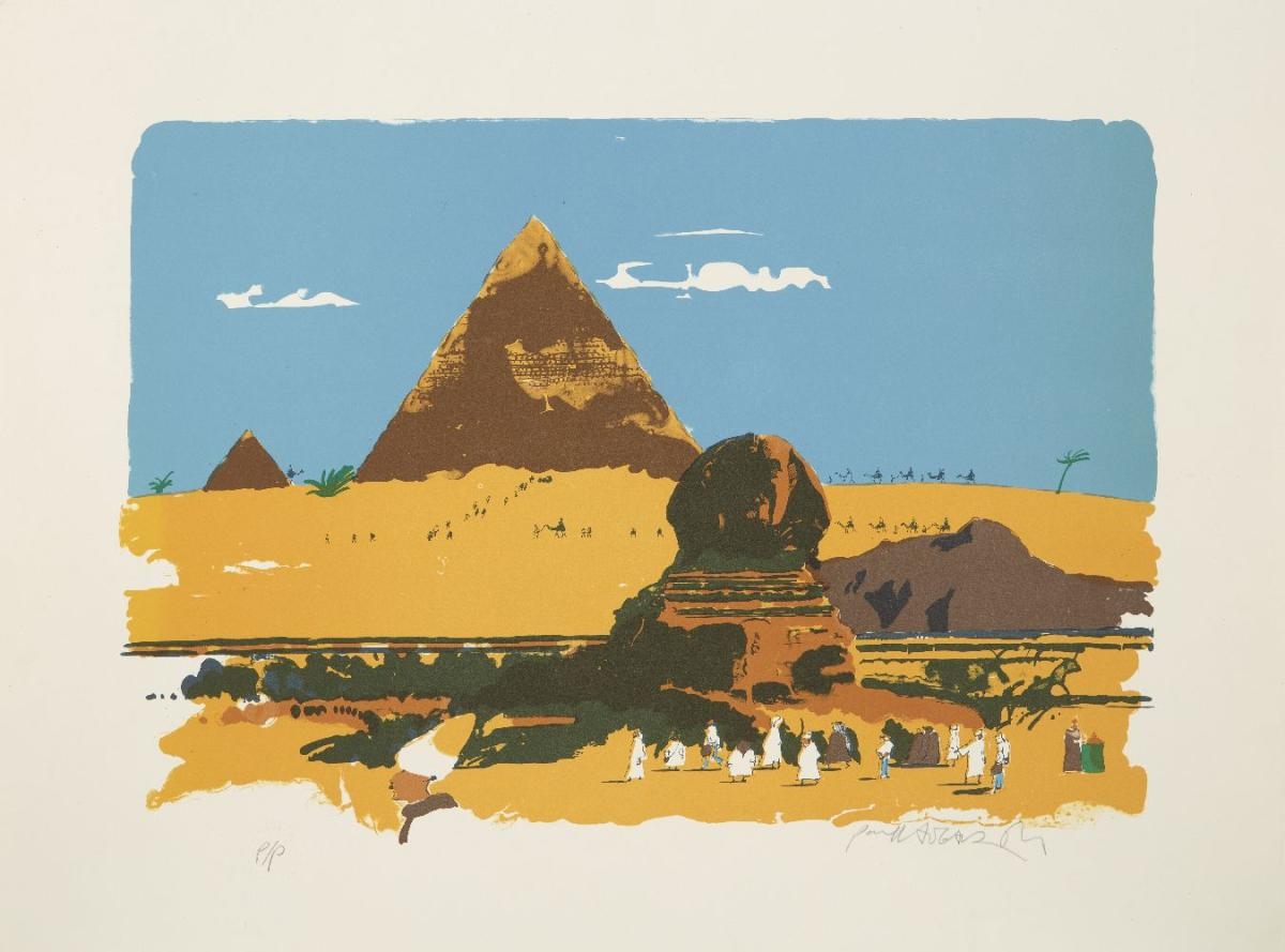 Paul Hogarth | Sphinx and Pyramids | MutualArt