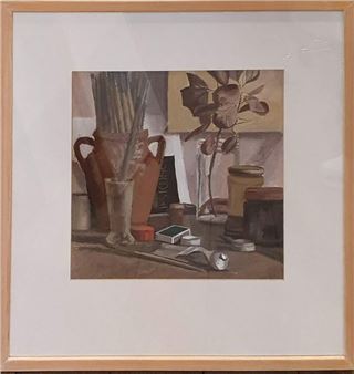 Still life with brushes, 1993 - Natalia Thomaidou