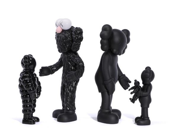 KAWS, KAWS - FAMILY Figures - Black version (2021), Available for Sale