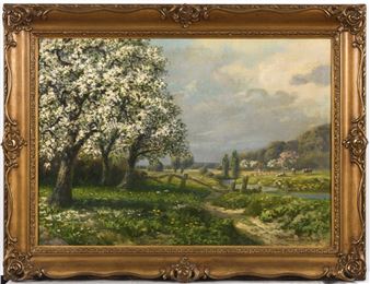 Spring landscape with animals - Richard Rank