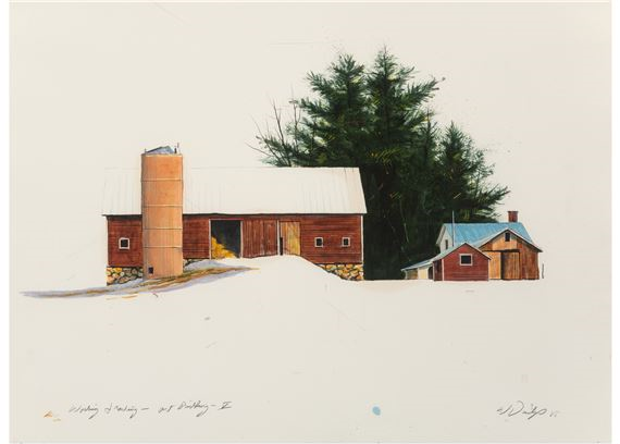 Working Drawing- Out Building V by William Dunlap, 1988