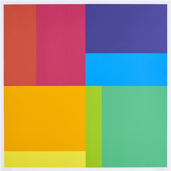 Richard Paul Lohse | Bewegung von acht Farben um eine Achse. (1971 ...