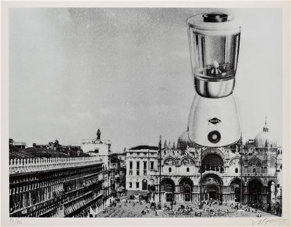 Venedig. by Wolf Vostell, 1969