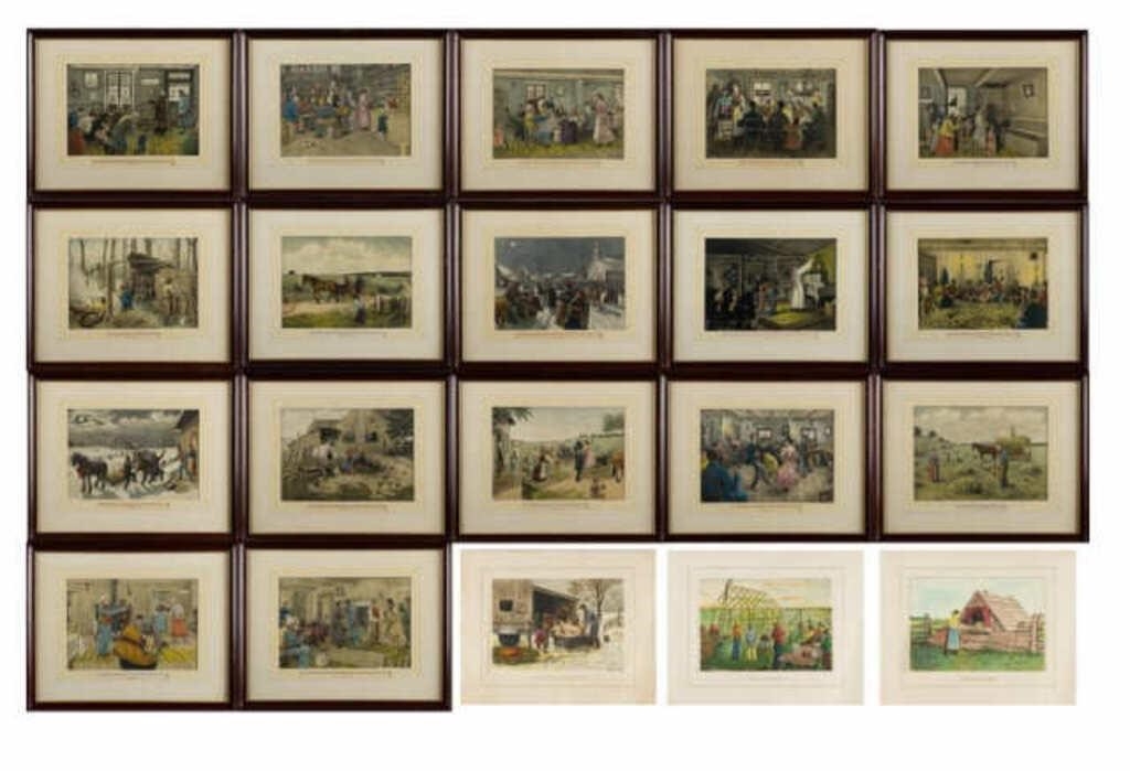 EdmondJoseph Massicotte Life in rural Quebec MutualArt