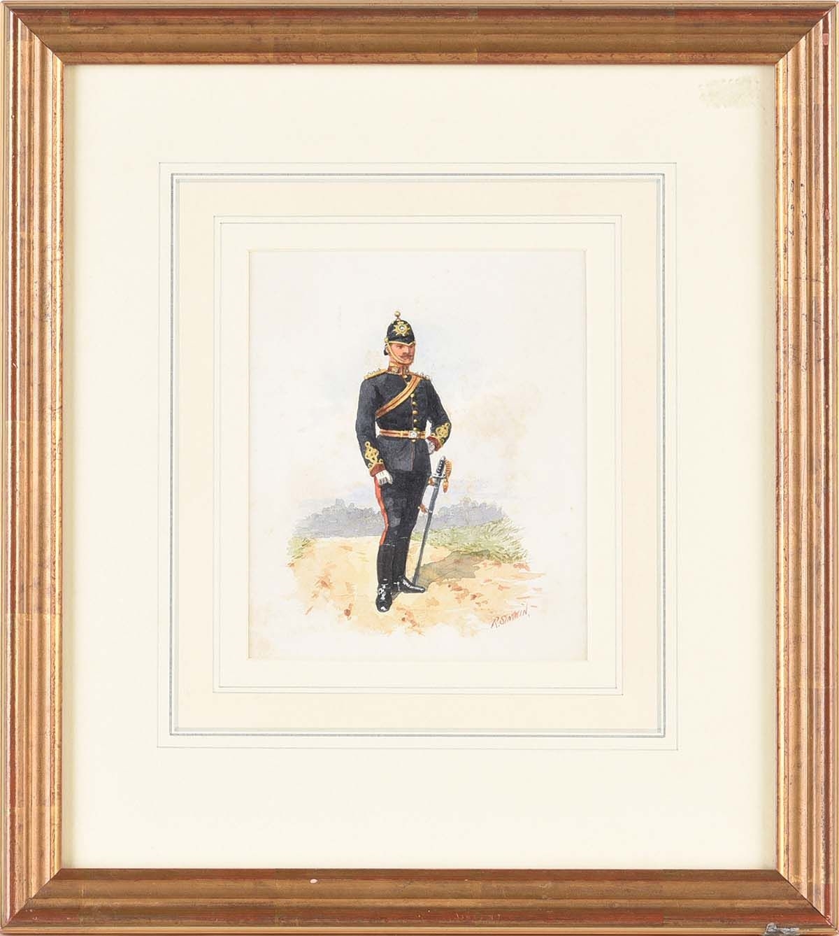 Richard Simkin | PORTRAIT OF A ROYAL FIELD ARTILLERY CAPTAIN, CIRCA ...