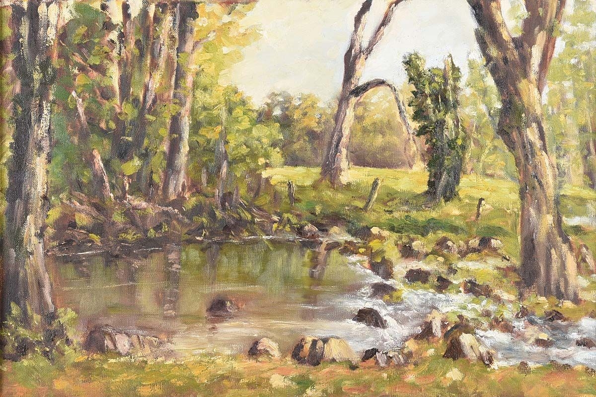 Artwork by Ivan Beggs, GLYNN RIVER, Made of OIL ON CANVAS