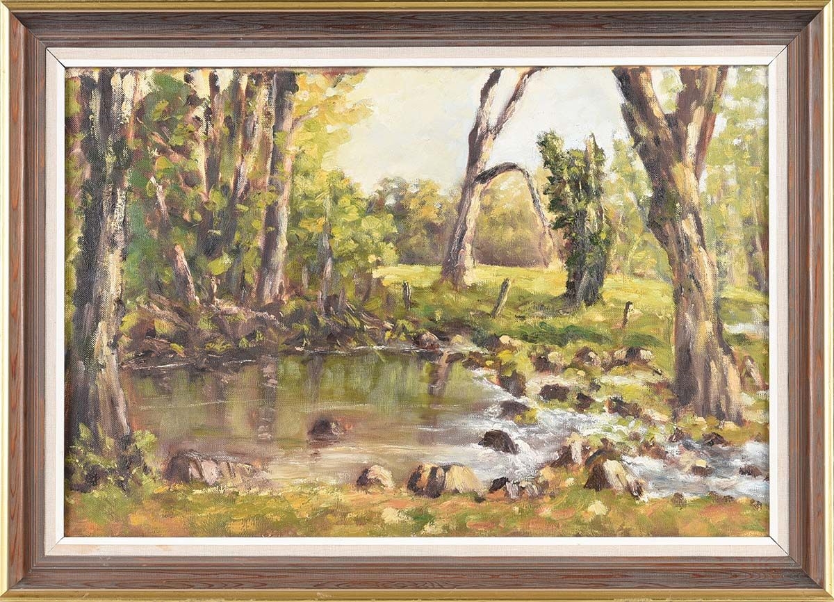 Artwork by Ivan Beggs, GLYNN RIVER, Made of OIL ON CANVAS
