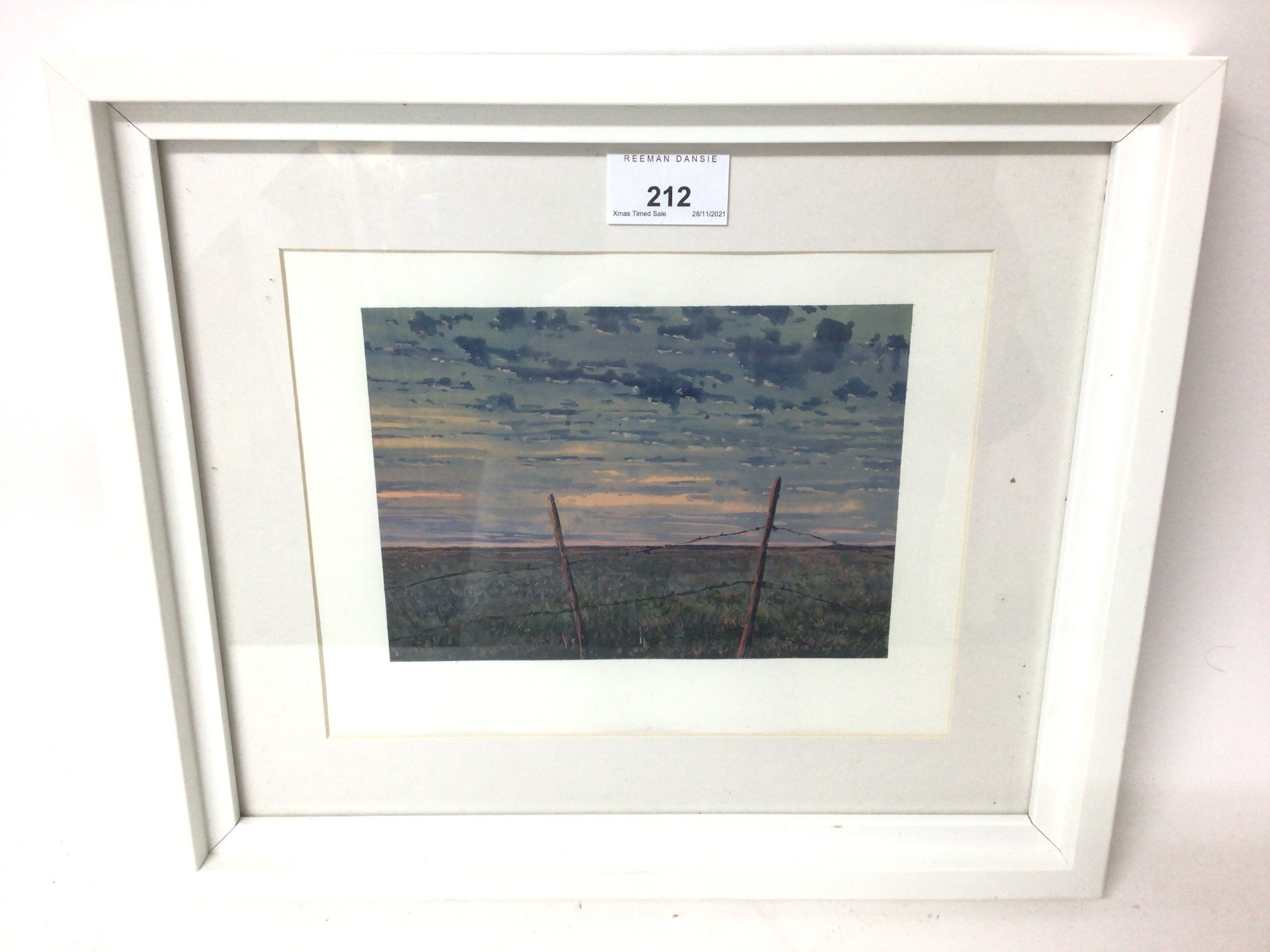 Artwork by Duncan McCandless, New Mexico Landscape, Made of watercolour