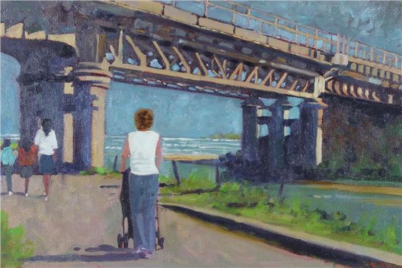 By the Metal Bridge by Alex McKenna