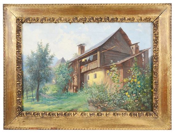 'Home in landscape' by Otakar Lebeda