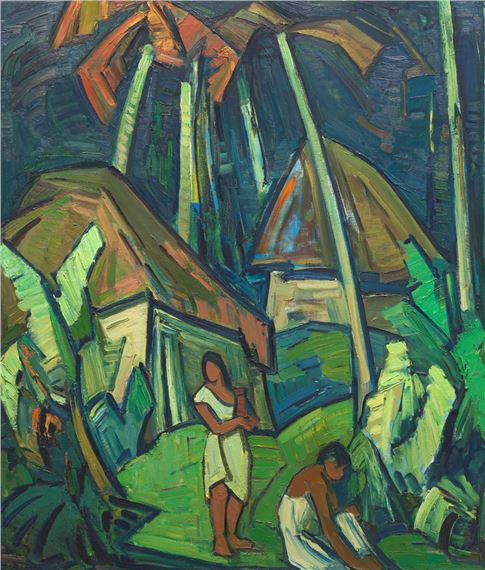 Juan Rimša | Bolivian Jungle with Two Women | MutualArt