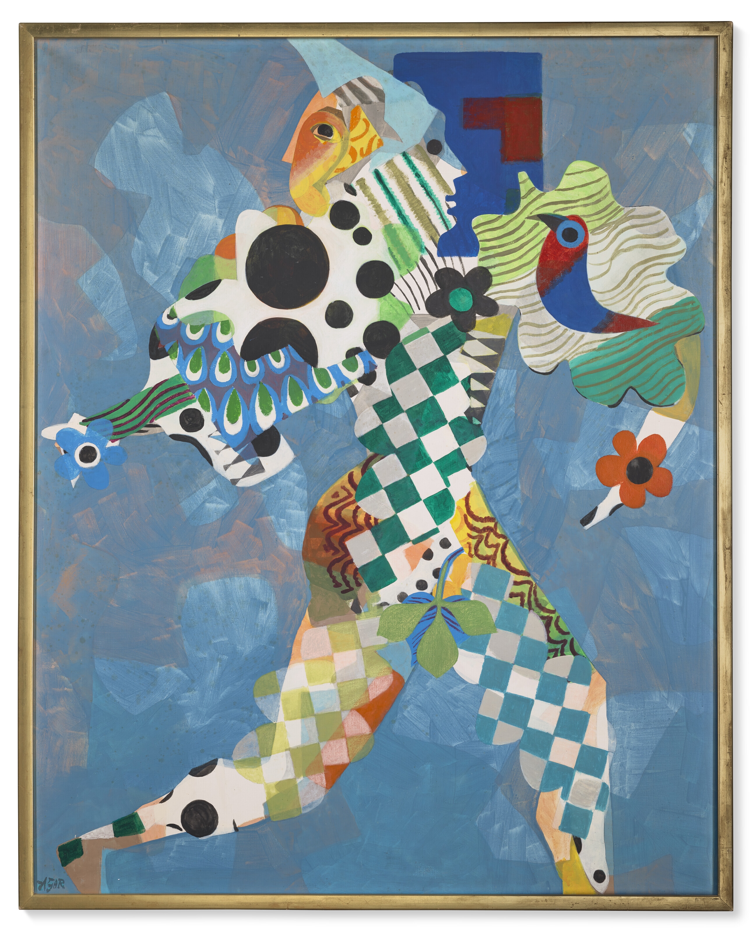 Artwork by Eileen Agar, Harlequin, Made of oil on canvas