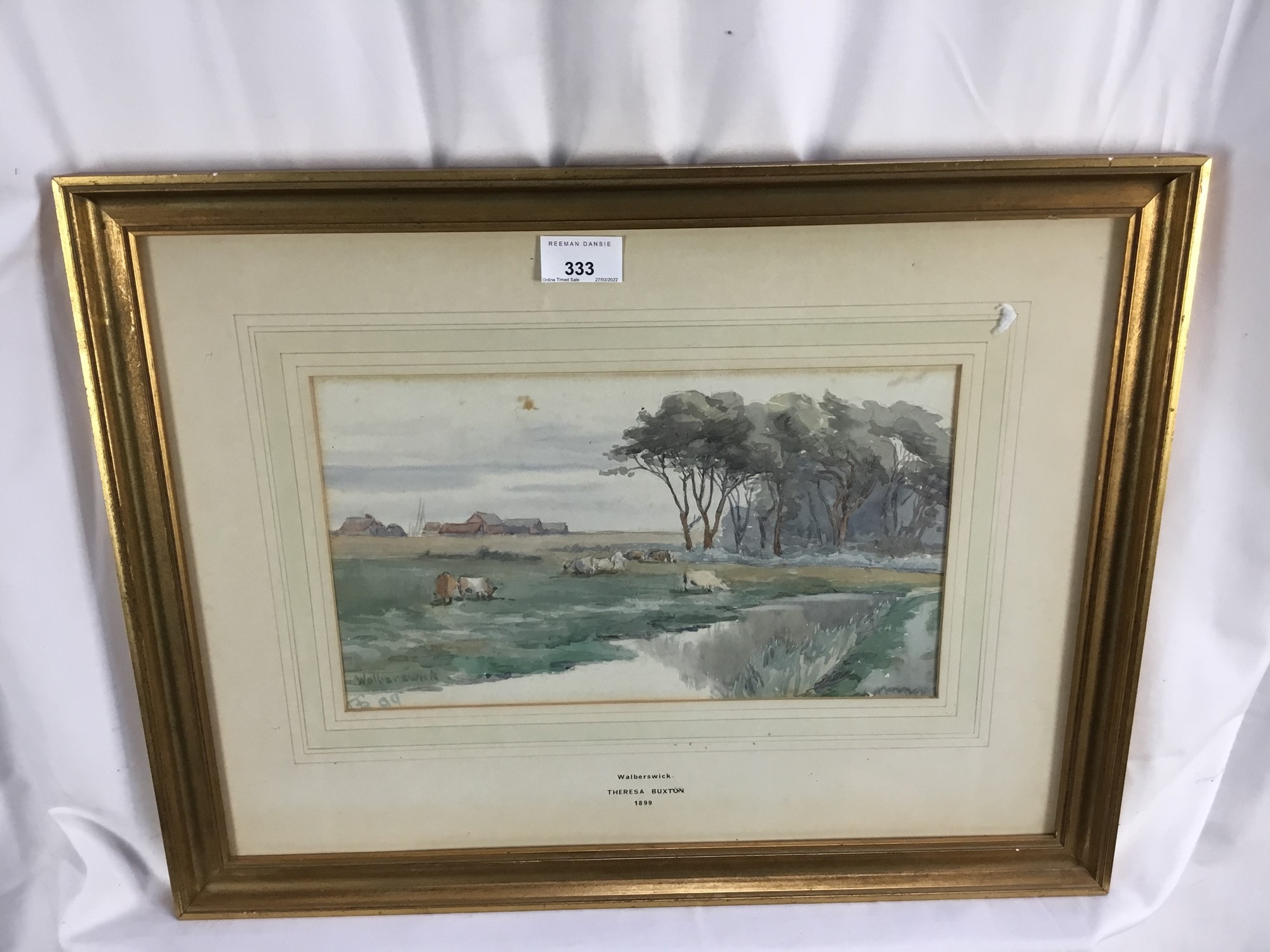 Artwork by Theresa Buxton, Walberswick, Made of watercolour