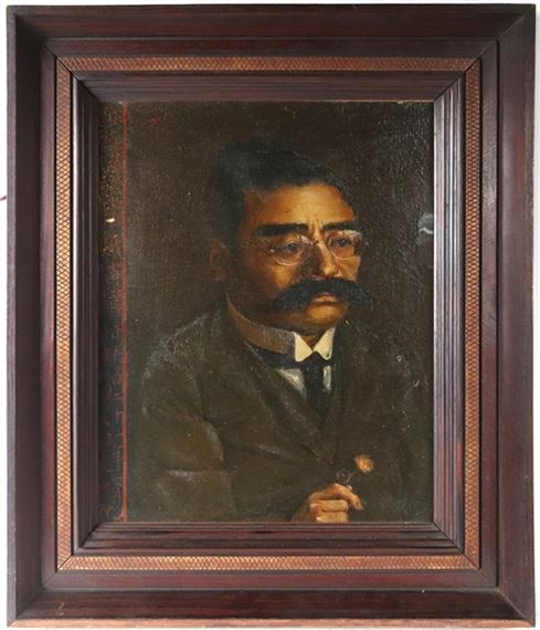 Portrait of Kondo Tsugushige; copy of the portrait by Kishida Ryusei, 1921; 1968