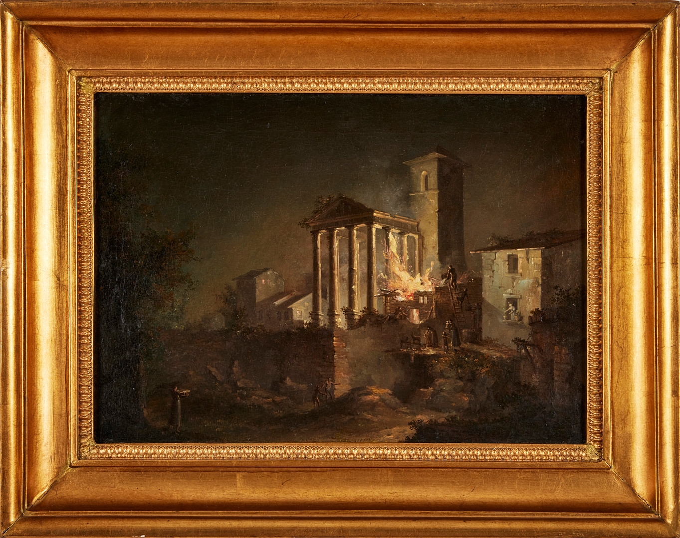 Herkulestemplet utanför Rom by Carl Johan Fahlcrantz, 1796