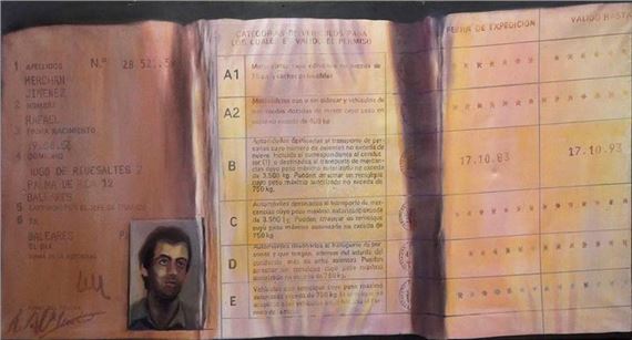 Führerschein des Raffael Merchan Jimenez - Victoria Gil