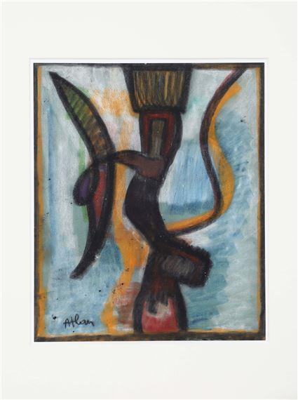 Jean-Michel Atlan | ATLAN Jean-Michel, 1913-1960 Tropics pastel