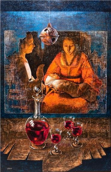 La Nativité d'après La Tour by Pierre Lambert, 1981