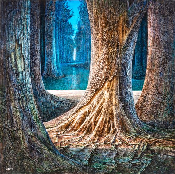 Percée dans la forêt by Pierre Lambert, 1981
