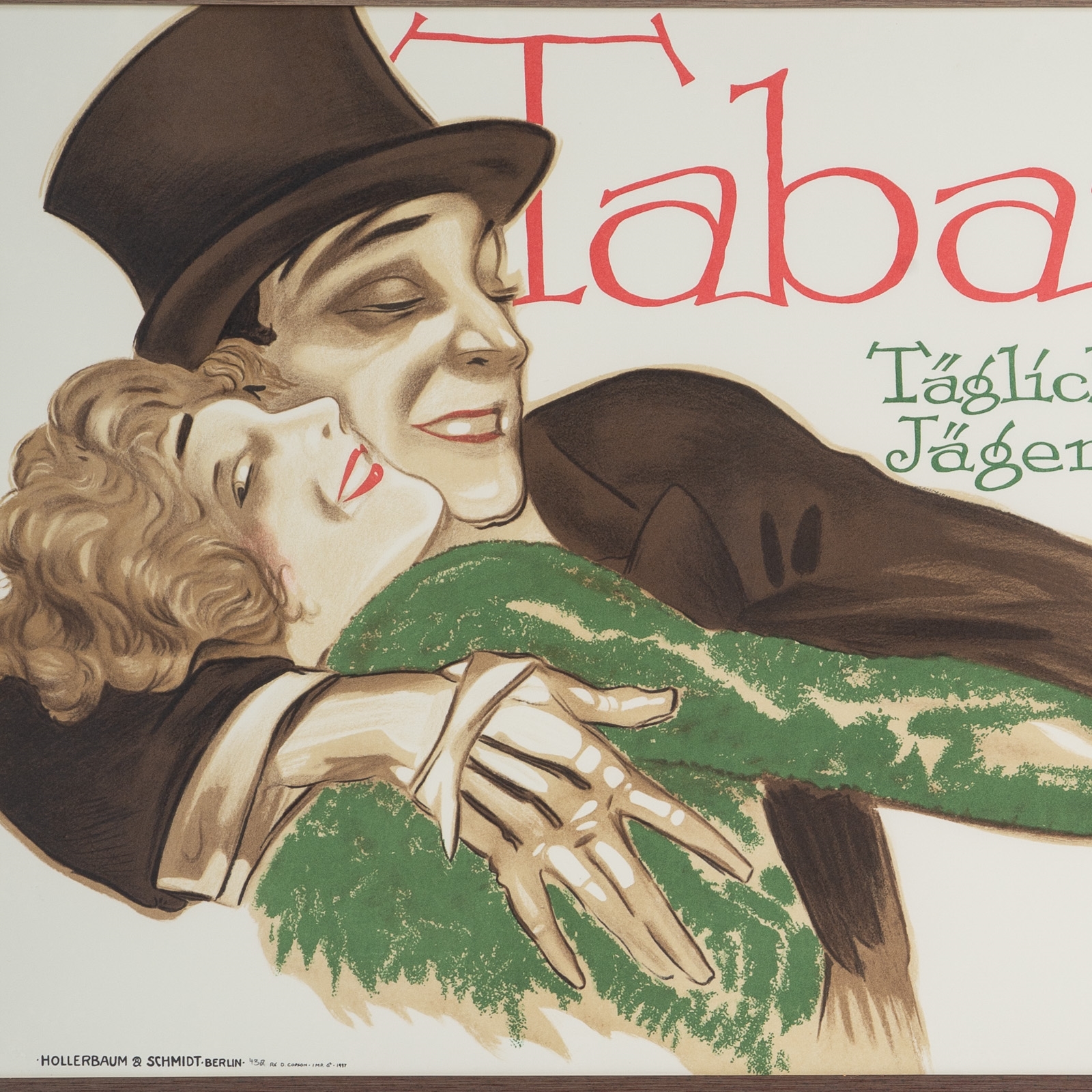Ernst Deutsch | Tabarin Taglich Reunion Advertising Poster | MutualArt