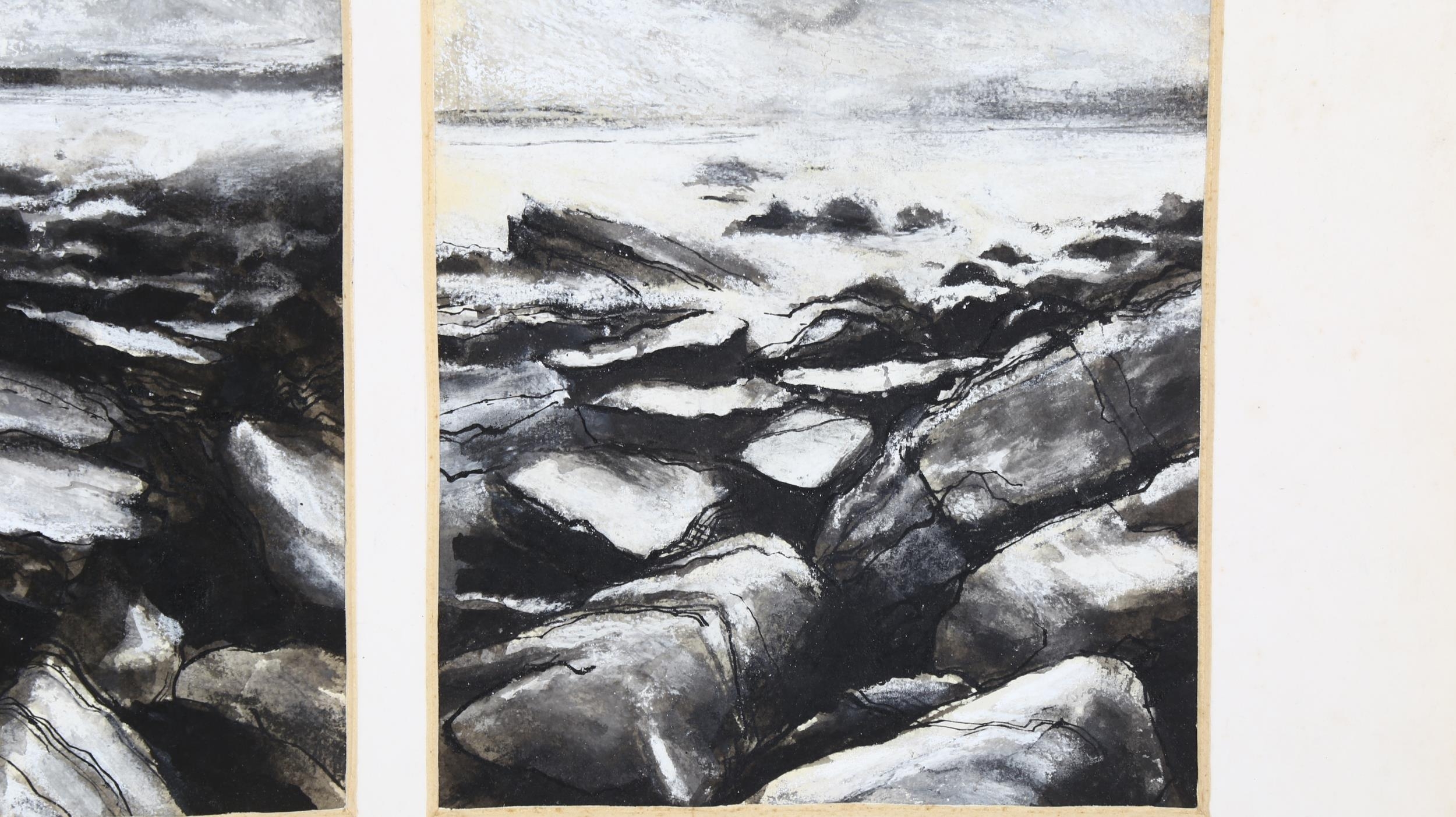 Artwork by Terence Warren, seascapes, Made of watercolours