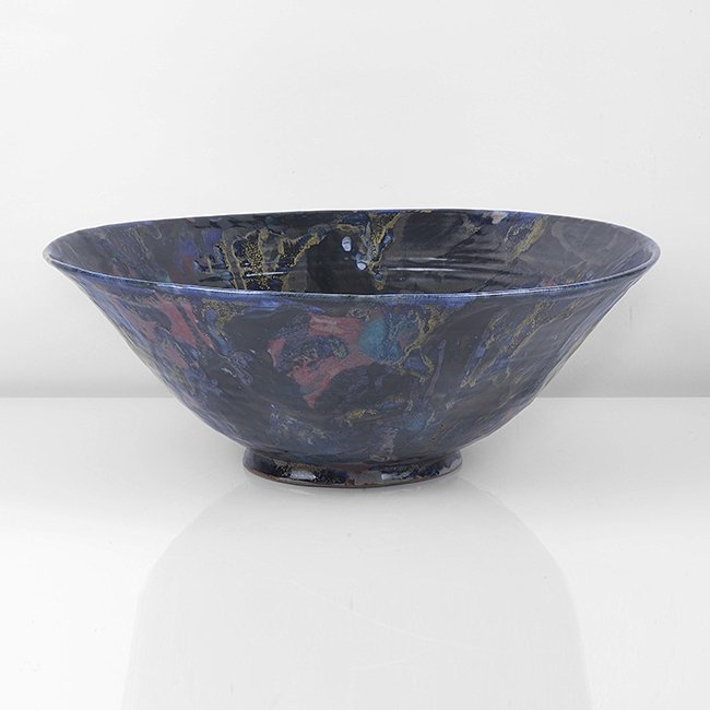 Artwork by Janice Tchalenko, Large Open Bowl, Made of Stoneware