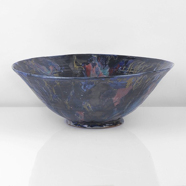 Artwork by Janice Tchalenko, Large Open Bowl, Made of Stoneware
