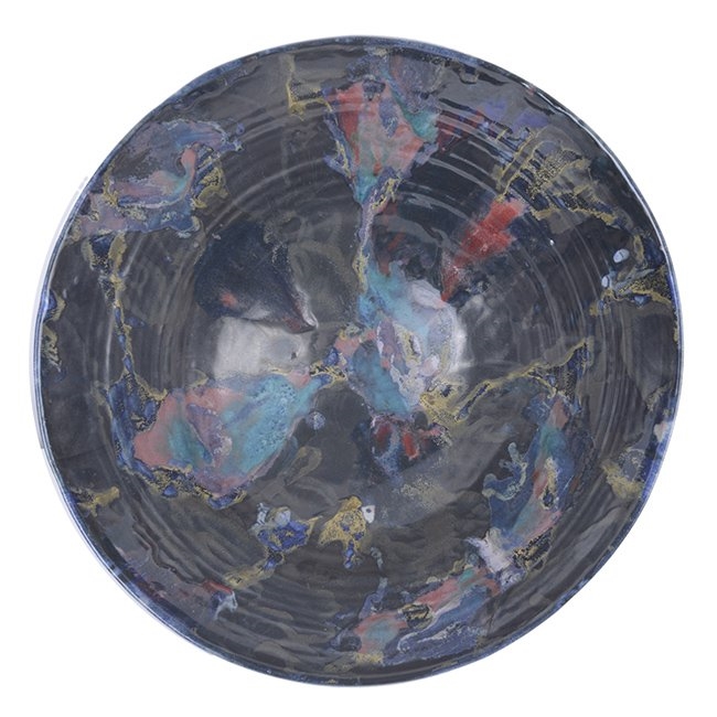 Artwork by Janice Tchalenko, Large Open Bowl, Made of Stoneware