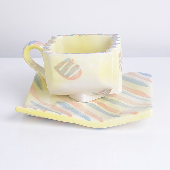 Carol McNicoll | Crumpled Tea Set | MutualArt