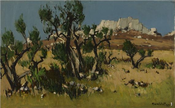 Les Baux by Robert Humblot, 1957