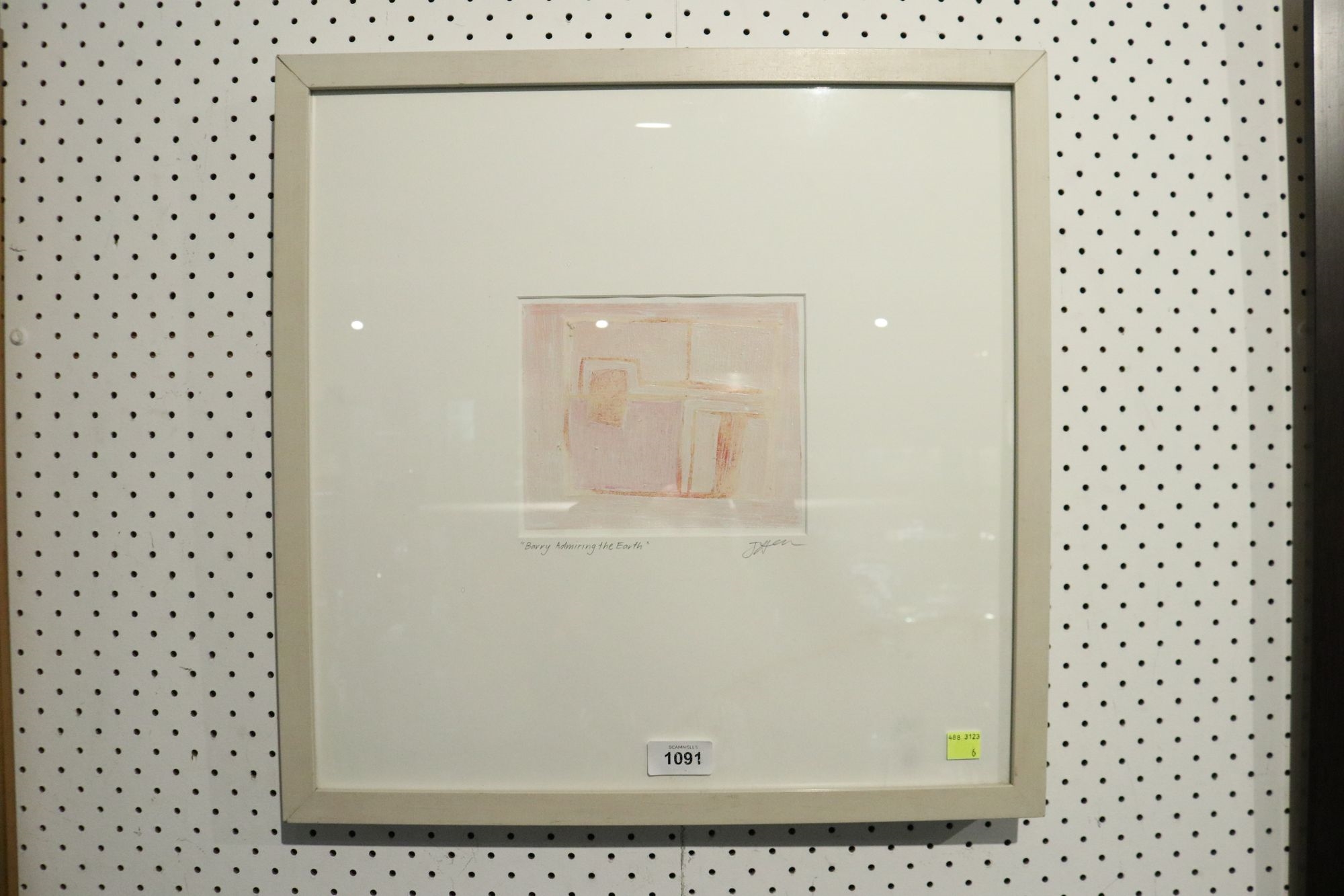 Artwork by Janicke Johansen, Barry Admiring the Earth, Made of Mixed Media