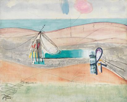 Dragonfly Oil on canvas by Saint-Maur