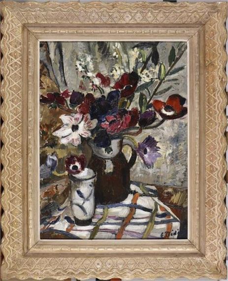 " Fleurs dans une cruche " by Émile Didier