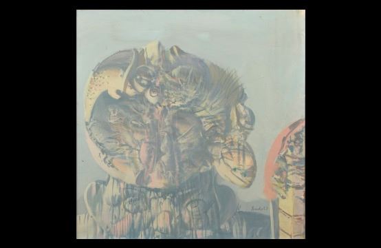 La galerie des Ancêtres - VIII by Miodrag Djuric Dado, 1967