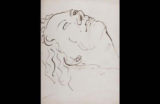 Henri de Waroquier | Visage en extase (1939) | MutualArt