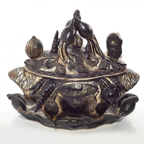 BORSCHT TUREEN by David Regan, c. 1995