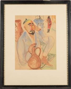 Orientale mit Wasserkanne - Michail Ivanovic Kursin