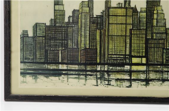 Bernard Buffet | The Skyline of New York (1958) | MutualArt