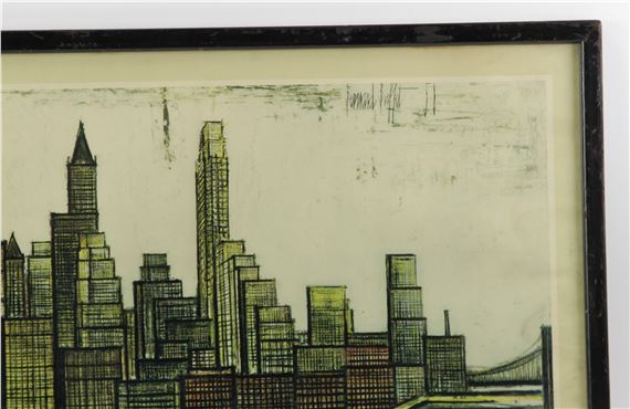 Bernard Buffet | The Skyline of New York (1958) | MutualArt