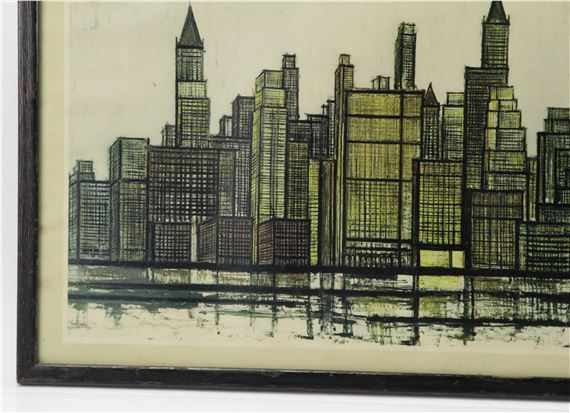 Bernard Buffet | The Skyline of New York (1958) | MutualArt