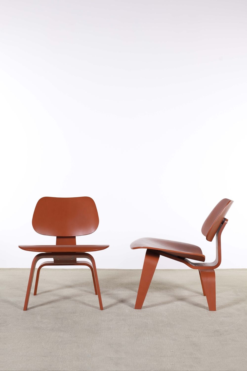 Charles & Ray Eames | A PAIR OF MOLDED PLYWOOD CHAIRS | MutualArt