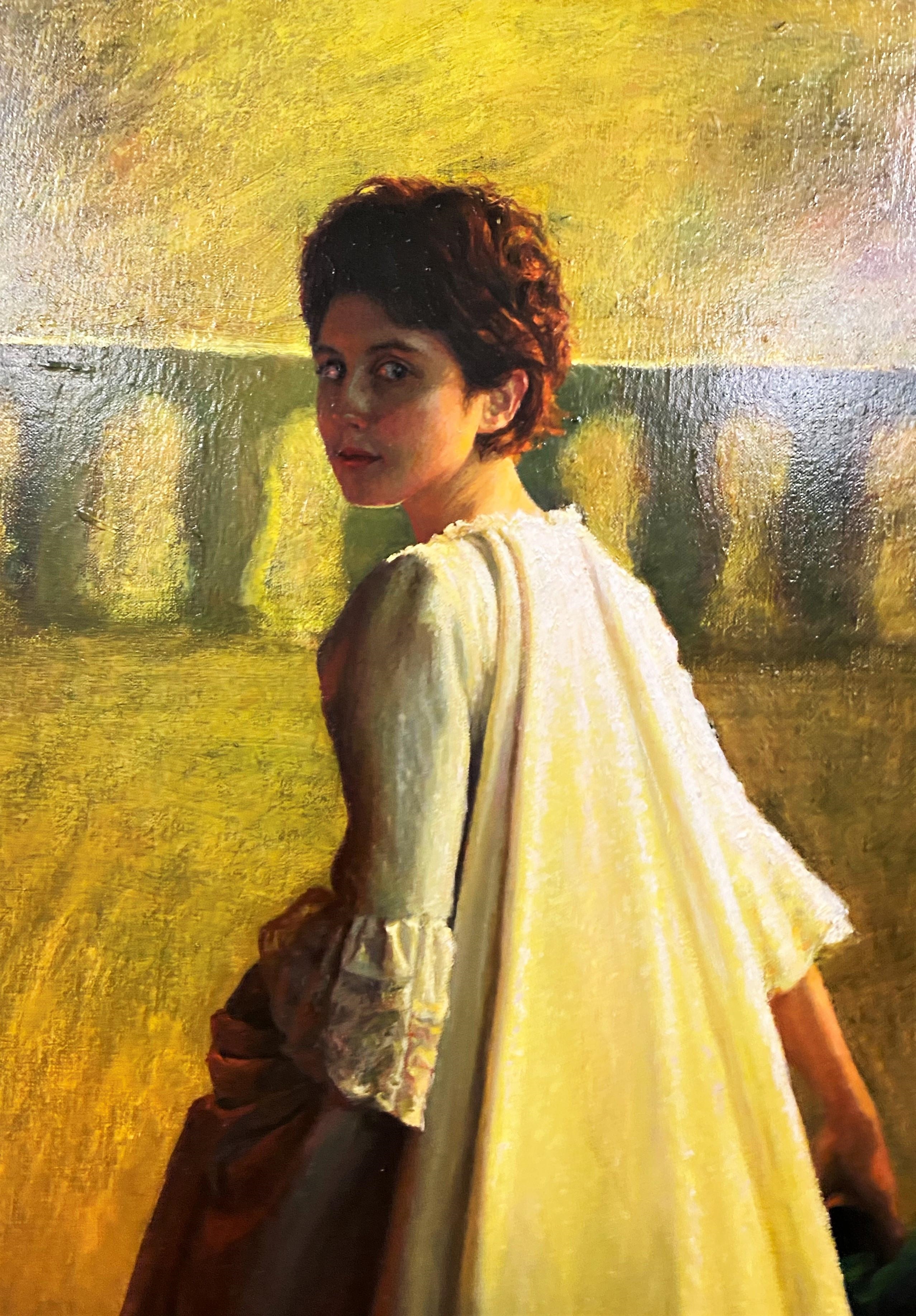 Artwork by Anna Platten, Woman and Child, Made of Oil on canvas