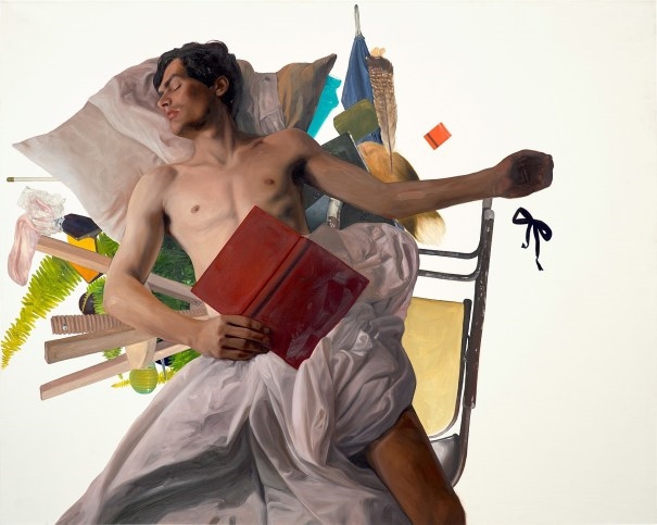 Artwork by Jenna Gribbon, Sentiment / Sediment, Made of oil on linen