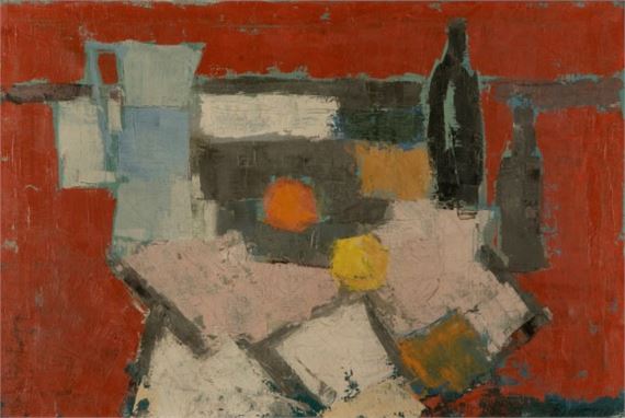 Red Still Life by Gino Bigiarini