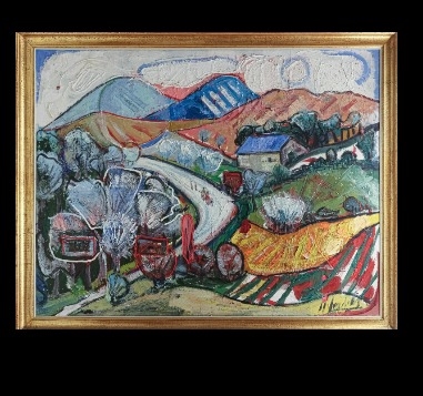 Artwork by Manuel Capdevila Massana, Paisaje, Made of Oil on canvas