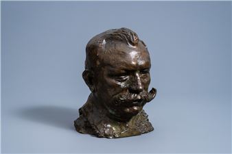 Portrait bust of a man - Albert Desanfans