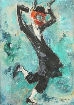 Lot of 2 works: Hasid - Galina Rozin