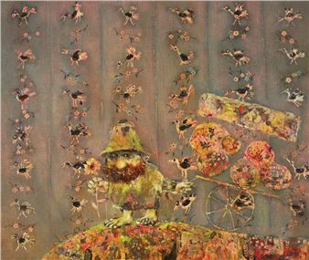 Gardener and Birds - Ina Belous